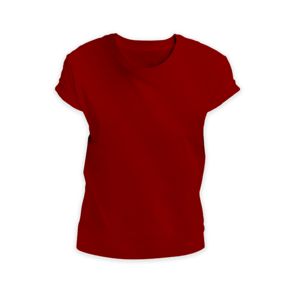 Plain Round Neck T-Shirts - Image 3