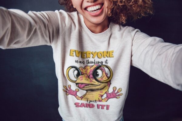 Funny Gecko Sweatshirt - Image 3