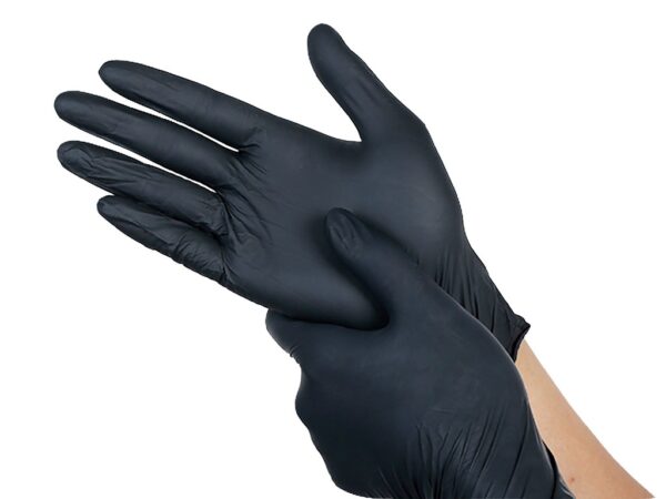 Black Nitrile Disposable Gloves – Powder-Free